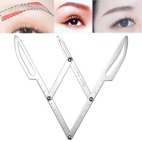 Eyebrow design ruler calipers