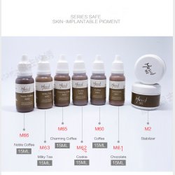 Mastor Skin Implantable Eyebrow Pigment Set